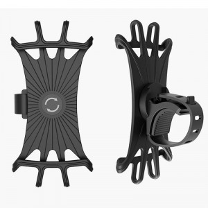 Fón rothar Mount, Motlebar Mount, 360 ° Fón Rothar Silicone Mount, comhoiriúnach le iPhone 13n12n11 Pro Max XS Max Xr x 8 7 6s Plus SE 2022 12 Mini, Samsung Galaxy