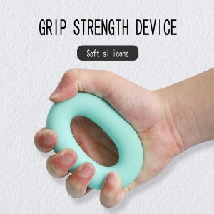 silicone Hand Strengthener Grip Rings  Forearm Rings Hand Exerciser - Silicone Squeeze Gripper for Muscle Strengthening Training Tool - Arthritic Finger Physical Therapy PT Kit Trainer