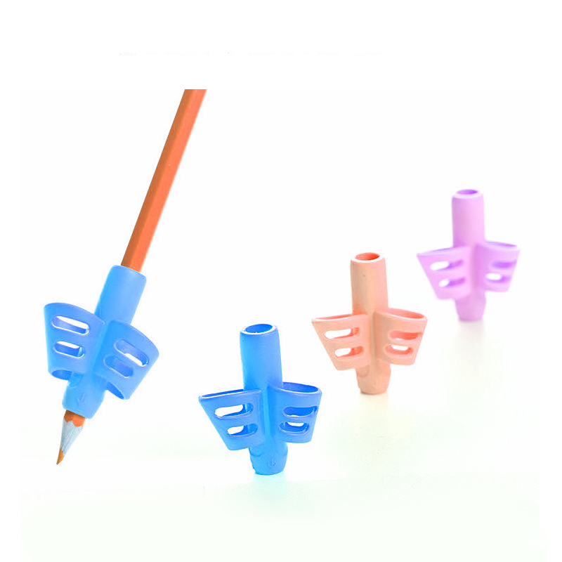Sealbhóir peann luaidhe silicone le haghaidh 2-4 bliana d\'aois tachrán láidín peannaireacht posture ceartúcháin Oiliúint áiseanna scríbhneoireachta, sealbhóir peann luaidhe do sheomra ranga kindergarten, leanaí réamhscoile, scríbhneoirí tosaitheoirí riachtanais speisialta